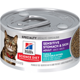 Hill's Science Diet Sensitive Stomach & Skin Tuna and Vegetable Entree Wet Cat Food (2.9oz can)