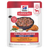 Hill's Science Diet Adult 7+ Chicken & Vegetables Stew Wet Dog Food (2.8oz pouch)