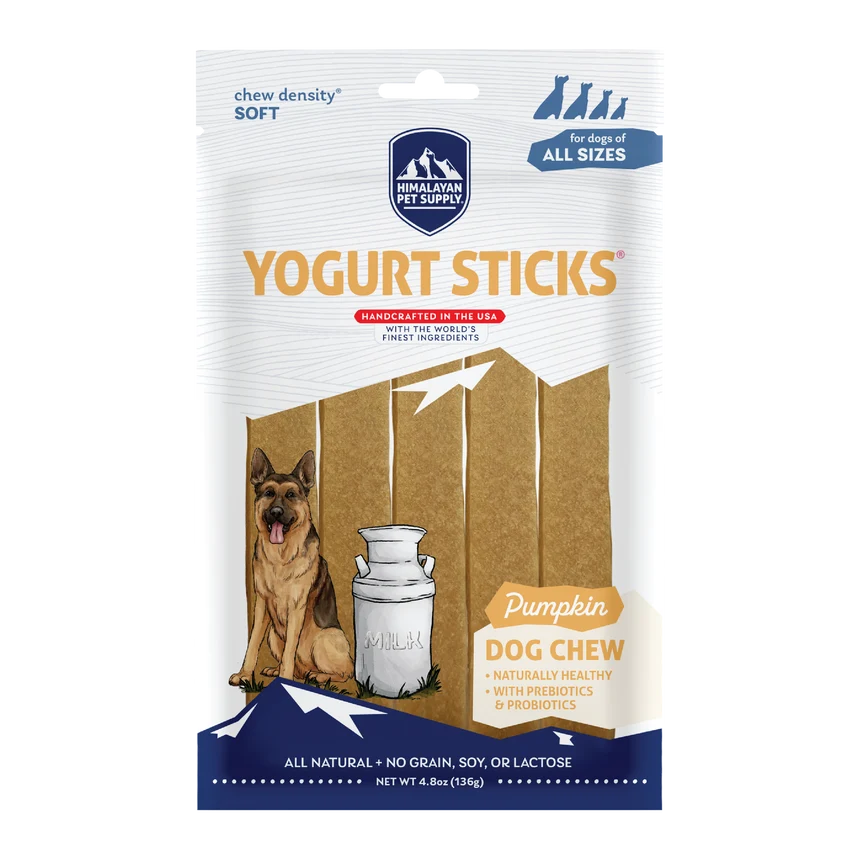 Himalayan Yogurt Pumpkin Sticks Dog Chews (4.8oz)