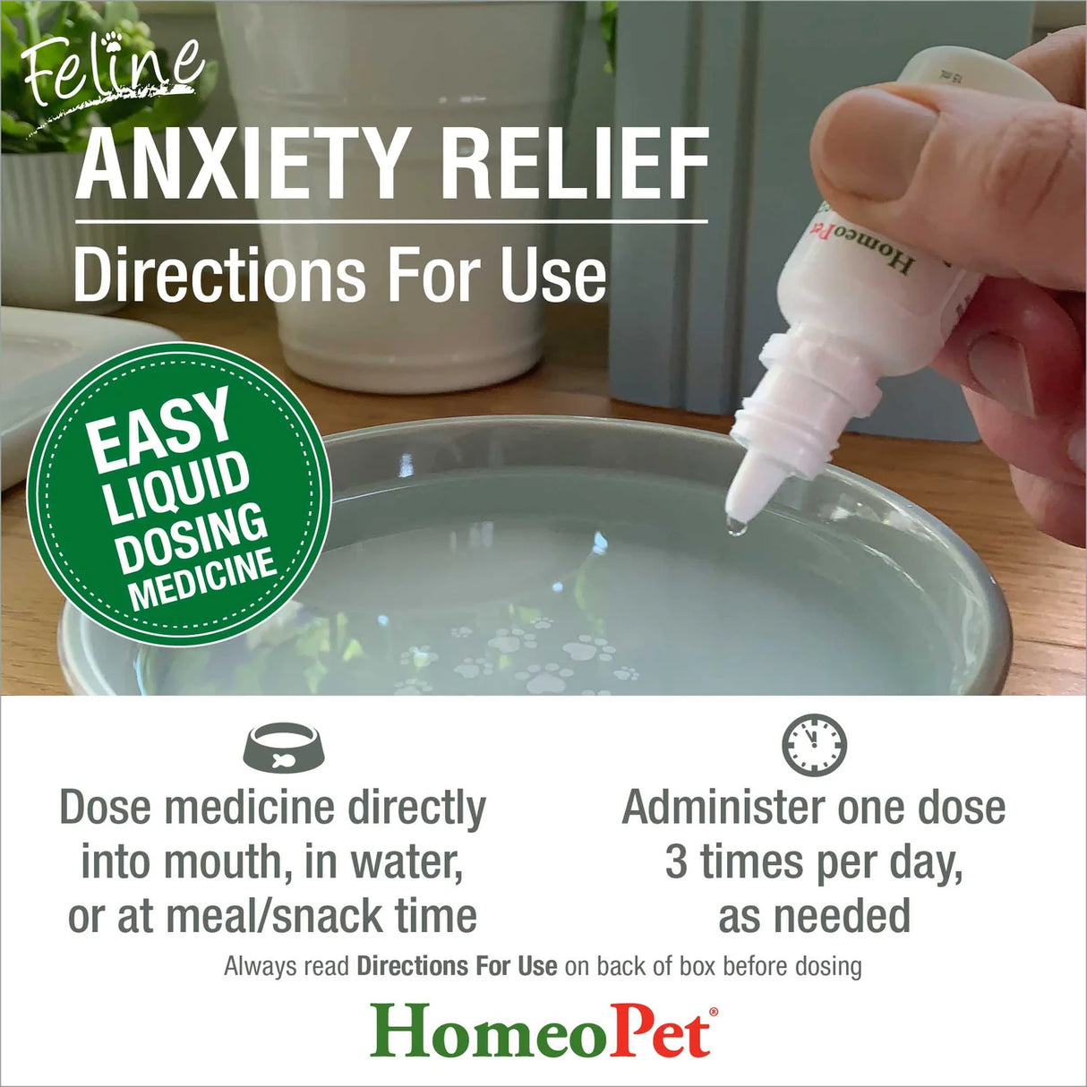HomeoPet Feline Anxiety Relief for Cats