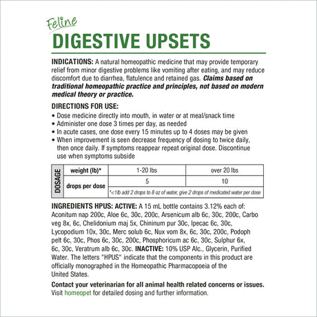 HomeoPet Feline Digestive Upsets