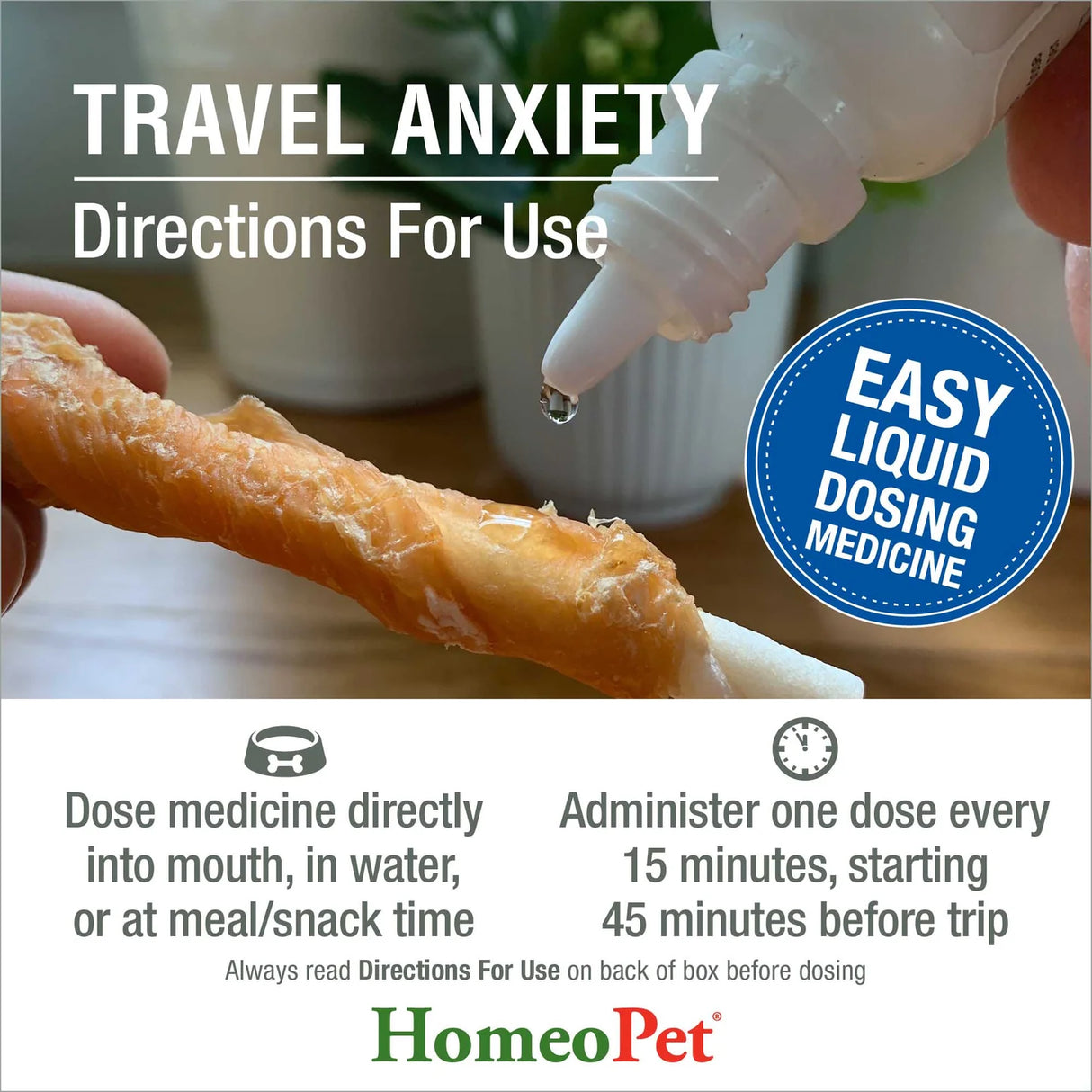 HomeoPet Travel Anxiety for Pets