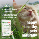 HomeoPet Feline WRM Clear for Cats