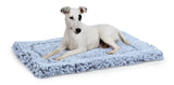 HuggleHounds Fleece Mat Gray for Dogs & Cats (Medium, 23" L x 36" W)