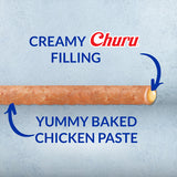 Inaba Dog Treat Churu Rolls Chicken Wraps Chicken 8 Pack