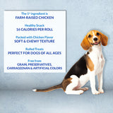 Inaba Dog Treat Churu Rolls Chicken Wraps Chicken 8 Pack