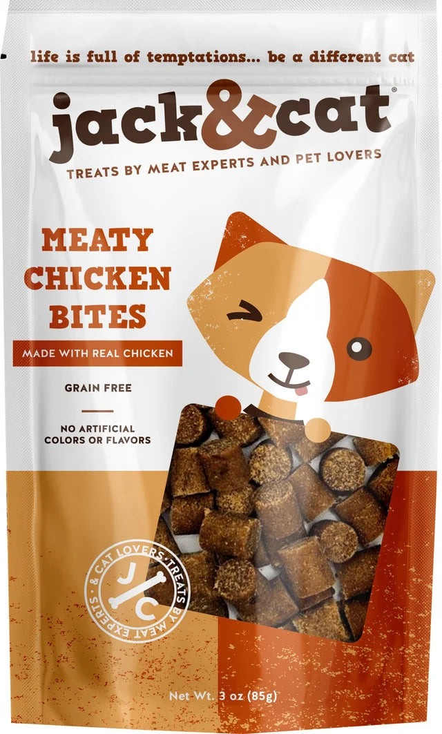 Jack & Cat Treat Soft Chicken 3oz