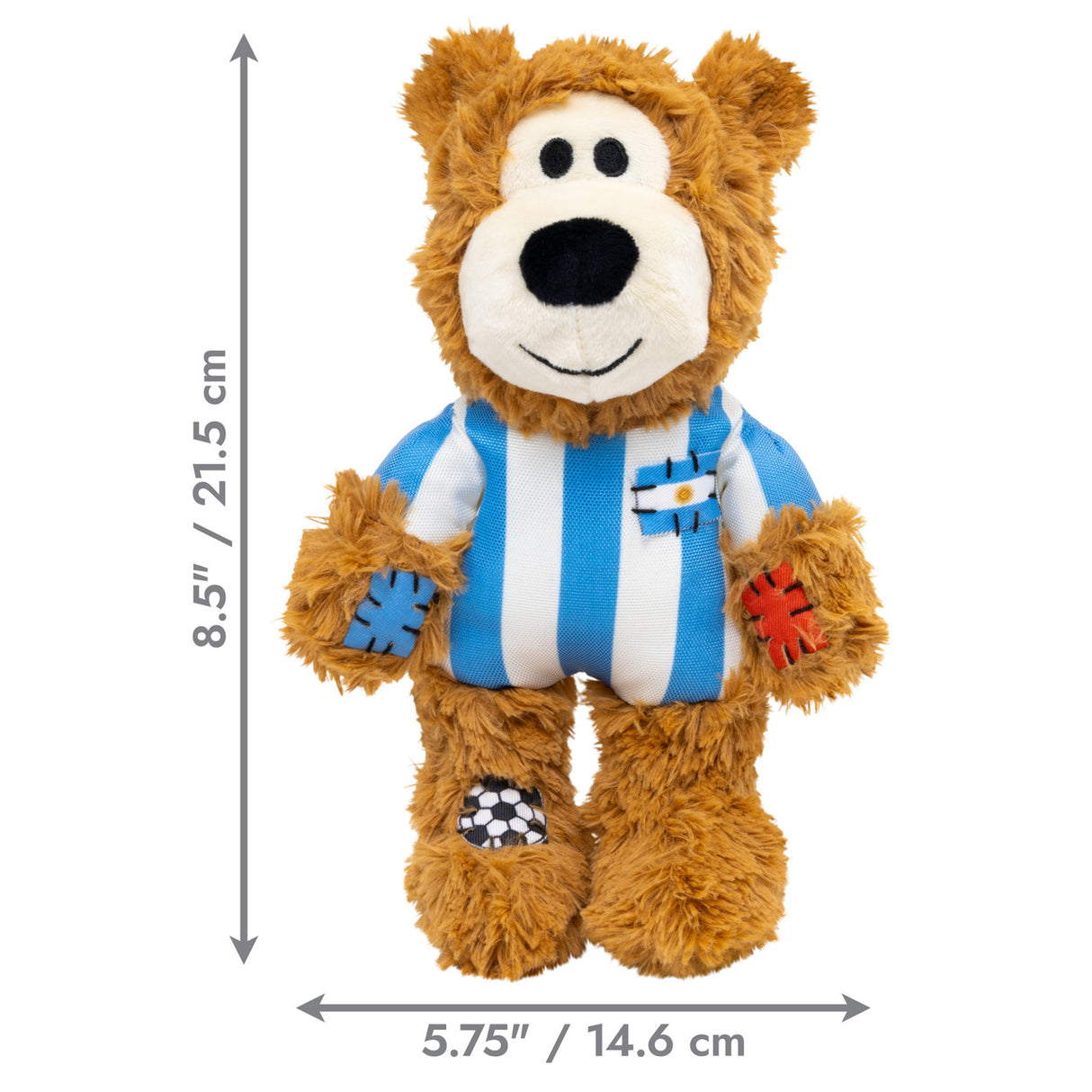 Kong Wild Knots Sport Bear Dog Toy - Argentina (Medium)