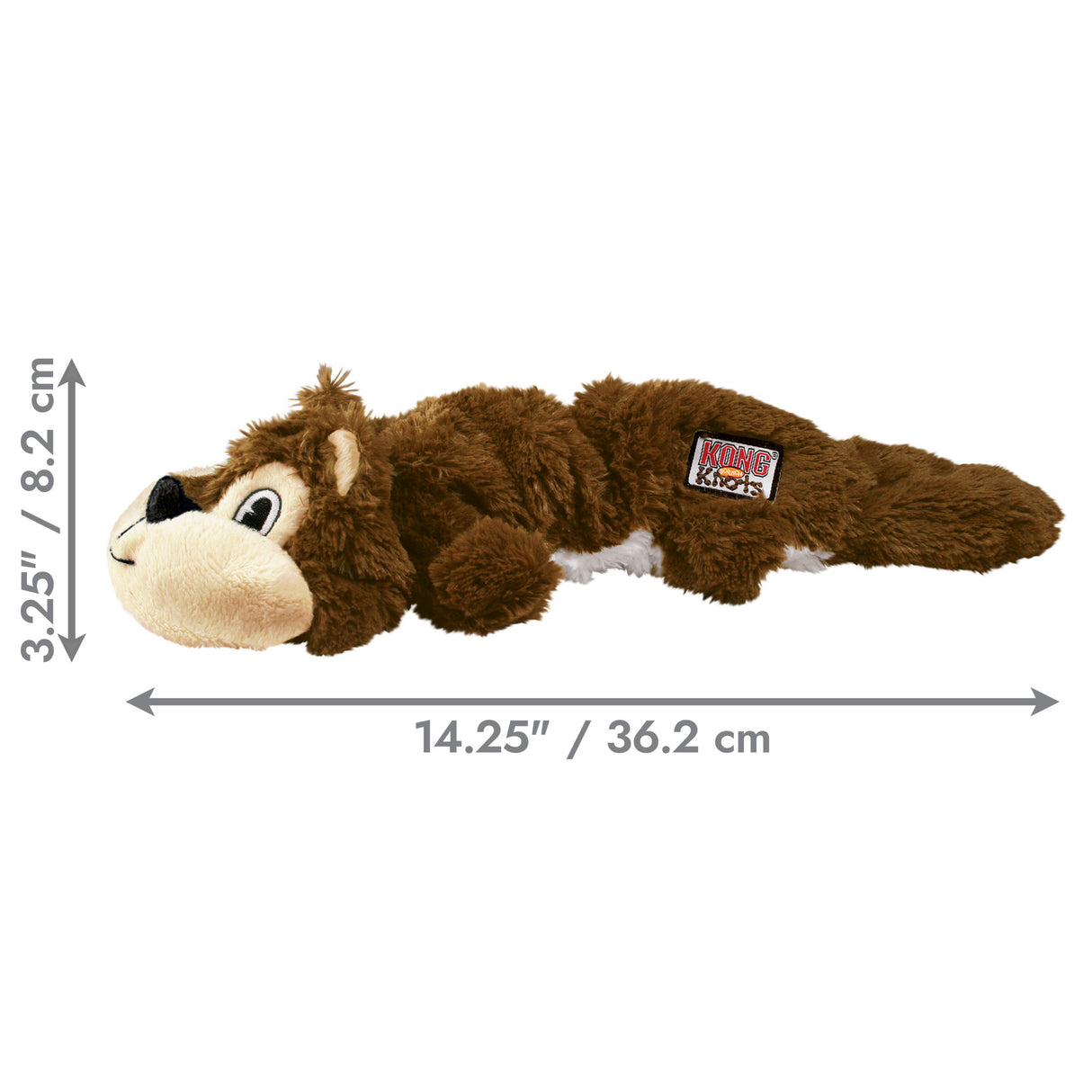 Juguete de ardilla Kong D Scrunch Knots M/L