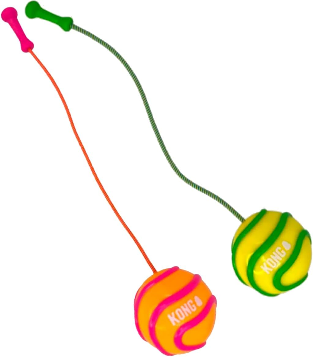 Kong Bunji High-Viz Ball Dog Toy (Large - Assorted Colors)