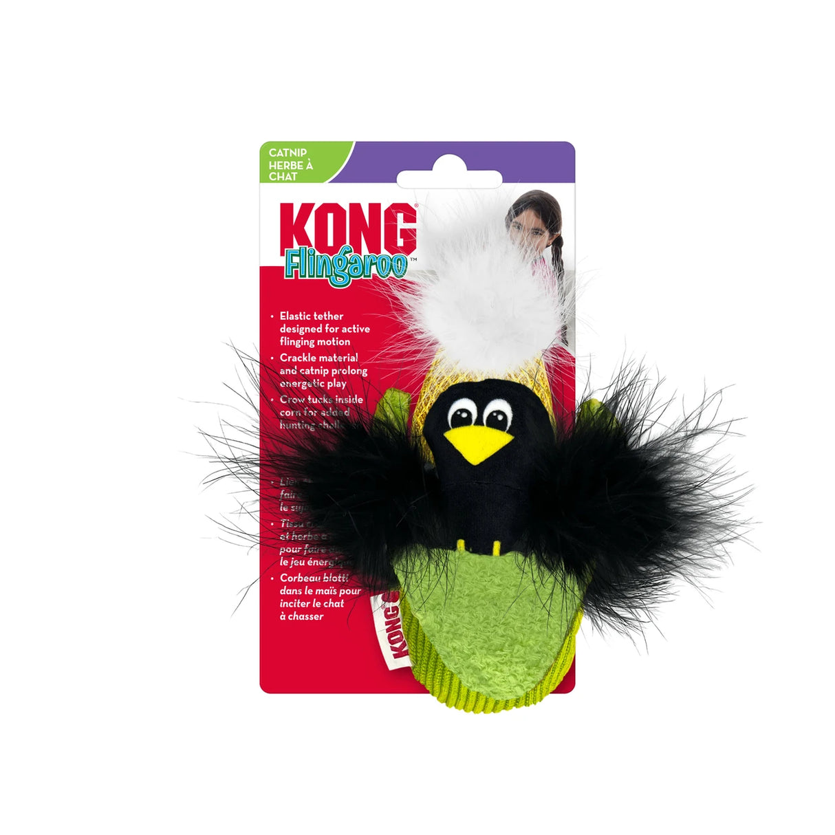 Kong Flingaroo Corny Cat Toy