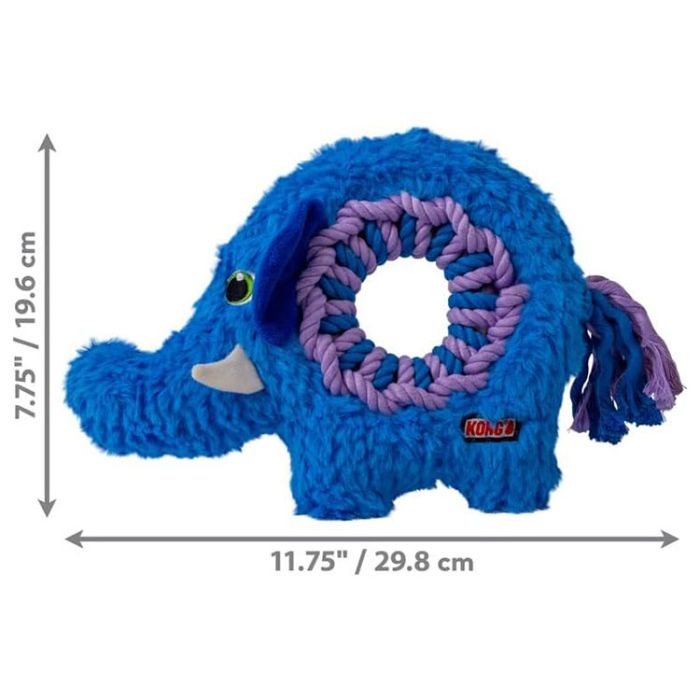 Kong Ringarooz Elephant Toy for Dogs (Medium)