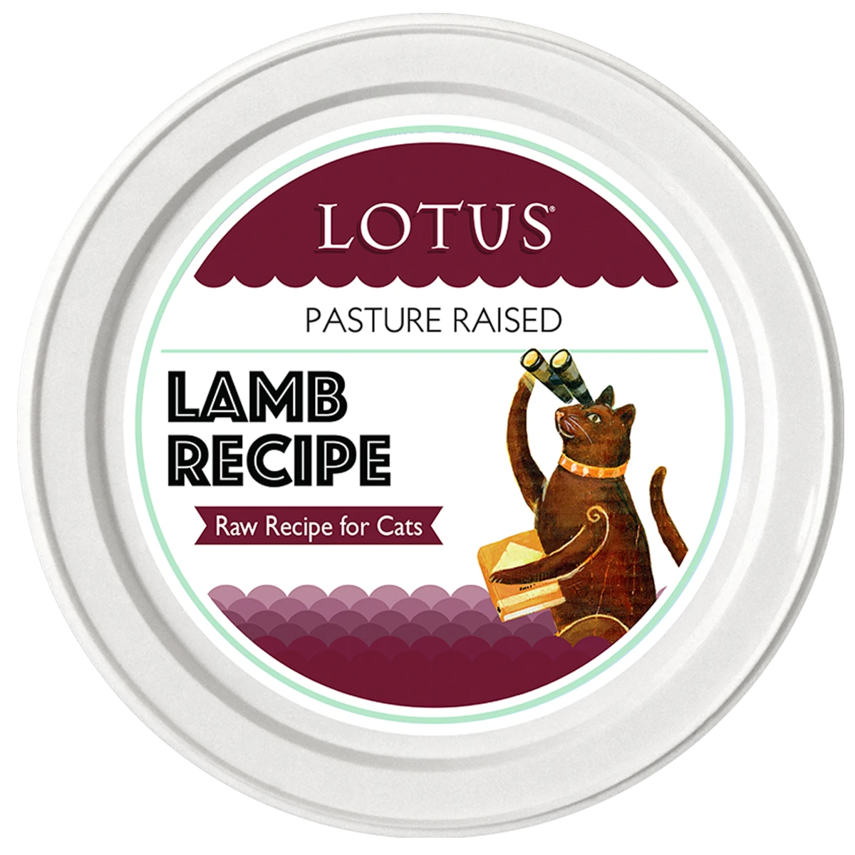 Lotus Raw Frozen Cat Food Pasture Raised Lamb 3.75oz