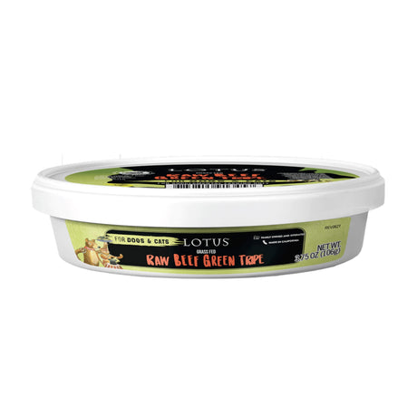 Lotus Raw Dog & Cat Grass-Fed Beef Green Tripe 3.75oz
