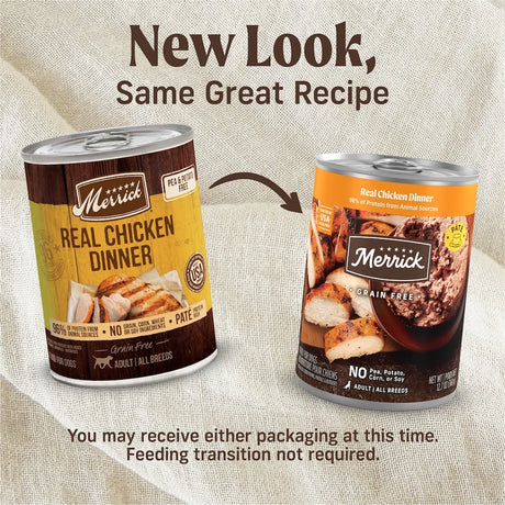 Merrick Real Grain-Free Chicken Dinner Wet Dog Food