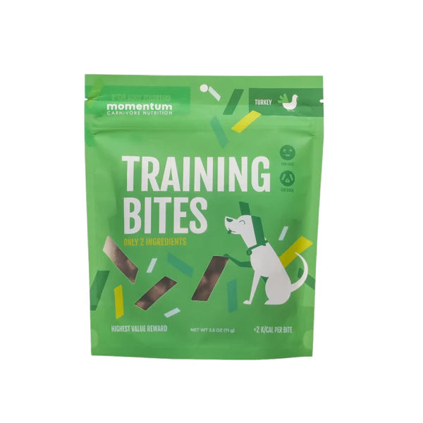 Momentum Training Bites Turkey Dog & Cat Treats (2.5oz bag)