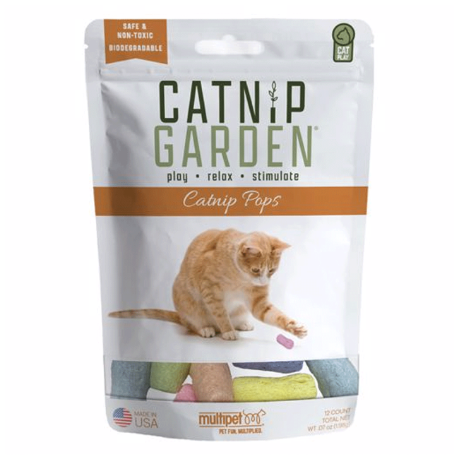 Multipet Catnip Garden Bag Catnip Pops (12 count)