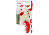 Multipet Lamb Chop Wand Refillable Cat Toy (12")