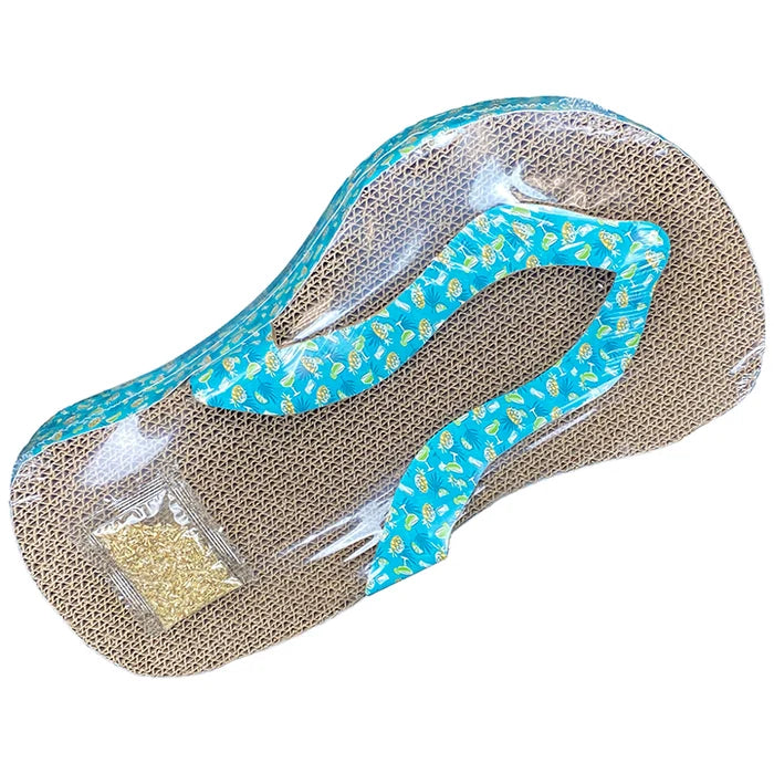 Multipet Maragaritaville Flip Flop Cat Scratcher with Catnip