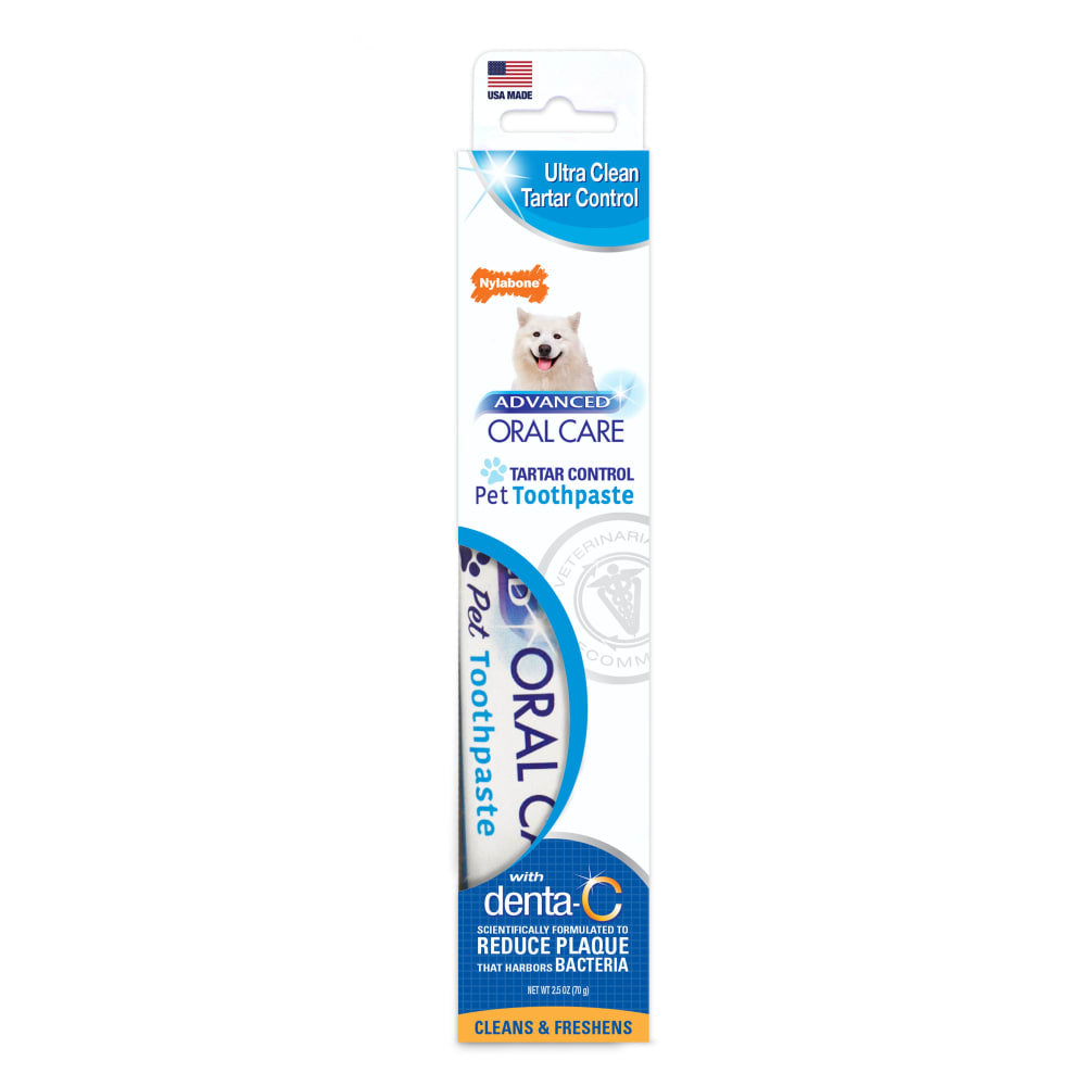 Nylabone Advanced Oral Care Tartar Control Toothpaste for Dogs (2.5oz)