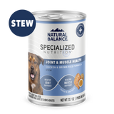 Natural Balance Dog Wet Food Joint & Muscle Health Stew With Chicken & Brown Rice 12.7oz