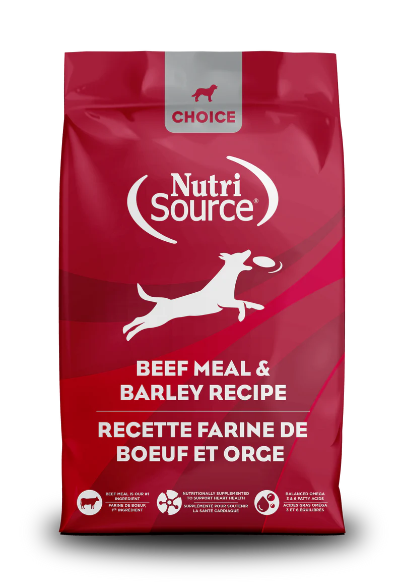 NutriSource Choice Beef Meal & Barley Recipe Dry Dog Food (5lb Bag)
