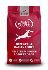 NutriSource Choice Beef Meal & Barley Recipe Dry Dog Food (5lb Bag)
