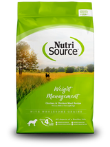 NutriSource Weight Management Chicken & Chicken Meal Recipe Dry Dog Food (4lb Bag)