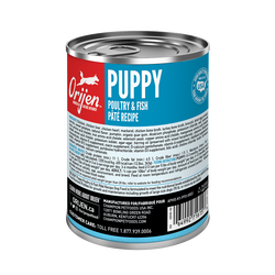 Orijen Dog Wet Food Puppy Recipe Poultry & Fish Pate Recipe 12.8oz
