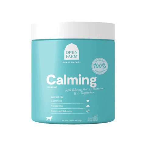Open Farm Calming Chew Dog Supplement (90 count bag)