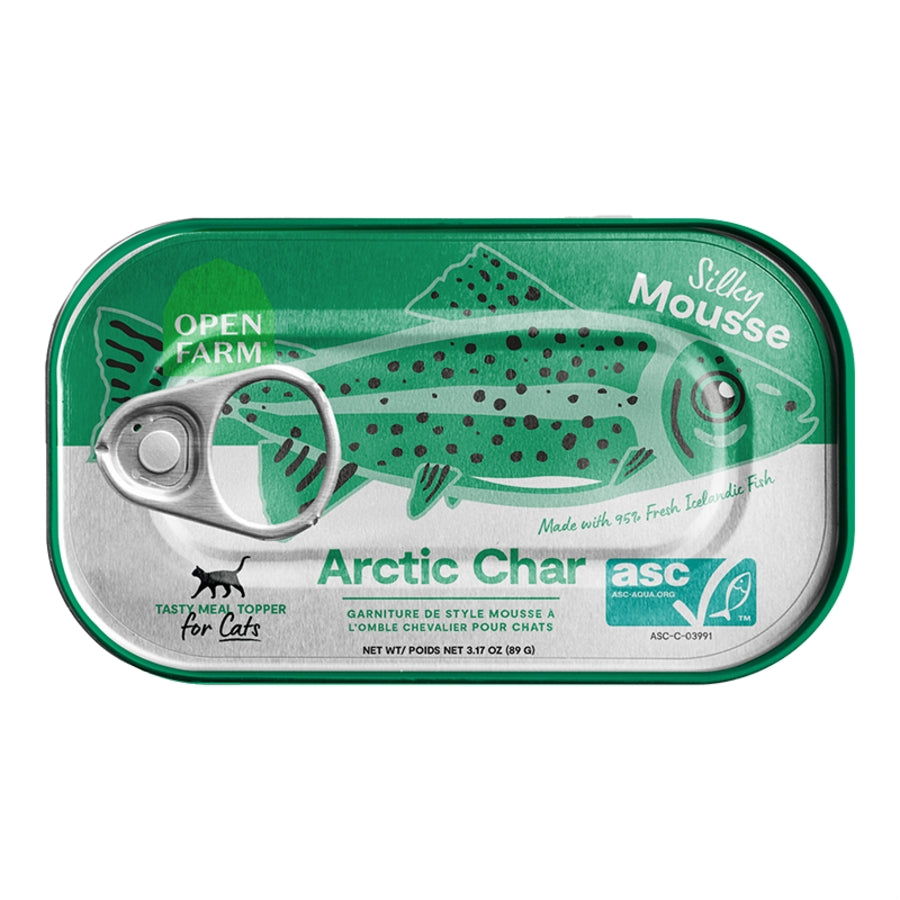 Open Farm Silky Mousse Arctic Char Topper for Cats (3.17oz can)