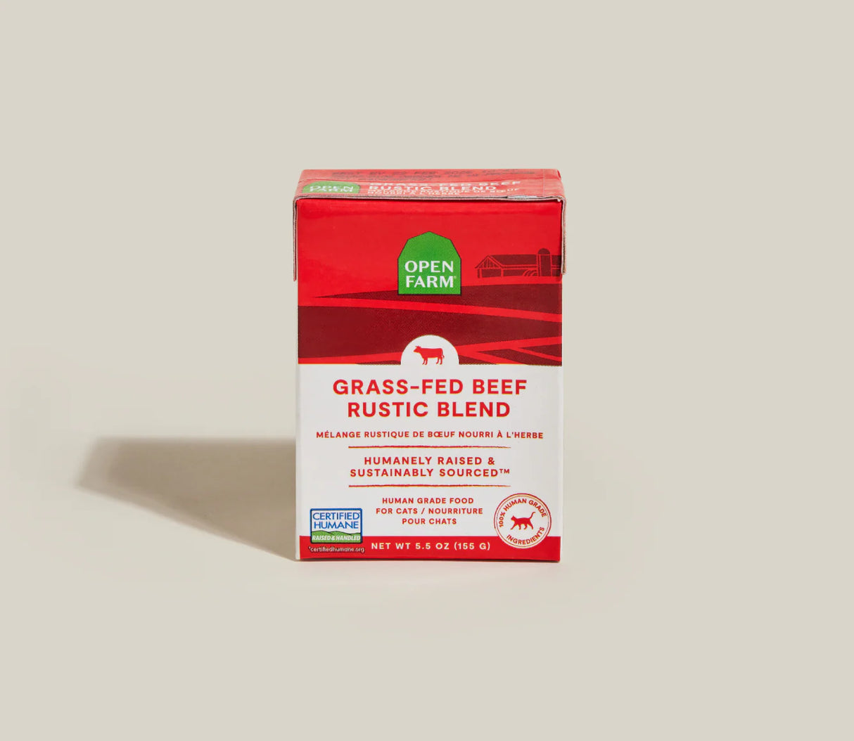 Open Farm Grass-Fed Beef Rustic Blend Wet Cat Food (5.5oz)