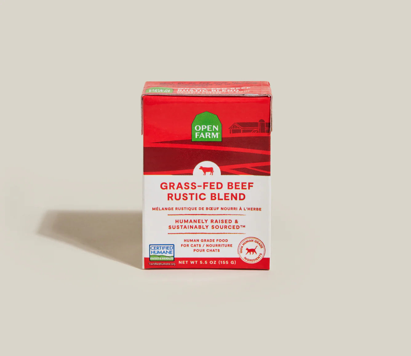 Open Farm Grass-Fed Beef Rustic Blend Wet Cat Food (5.5oz)