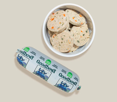Open Farm Goodbowl Chicken & Grass-Fed Beef Cooked Frozen Dog Food (20oz Roll)