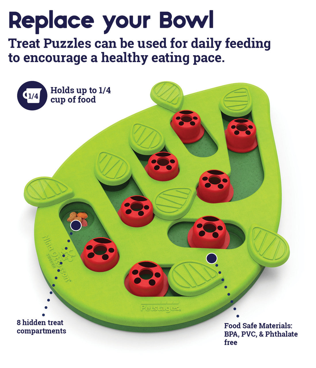 Outward Hound Buggin' Out Puzzle & Play Interactive Puzzle Cat Toy