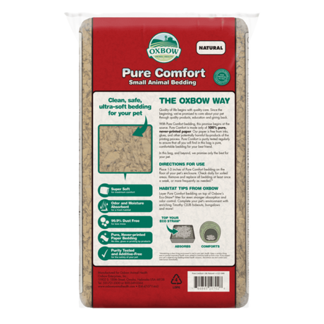 Oxbow Pure Comfort Natural Bedding 28L