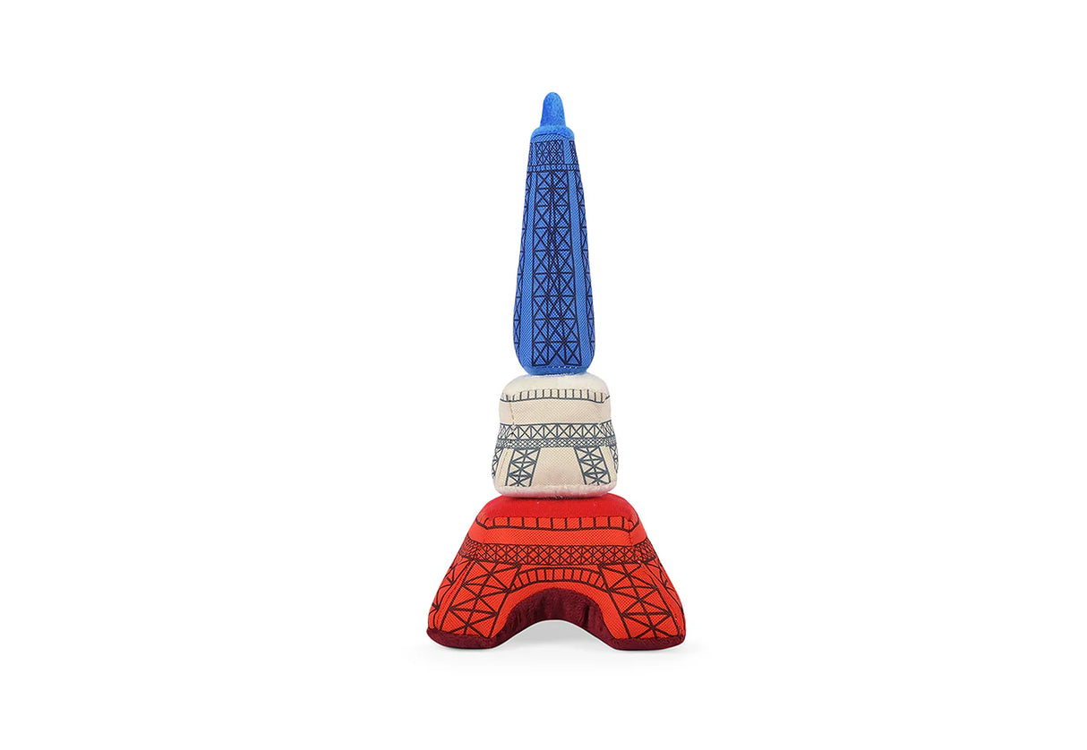 PLAY Dog Toy Totally Touristy Eiffel Tower Small