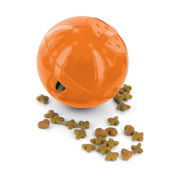 PetSafe SlimCat Interactive Feeder Ball - Orange