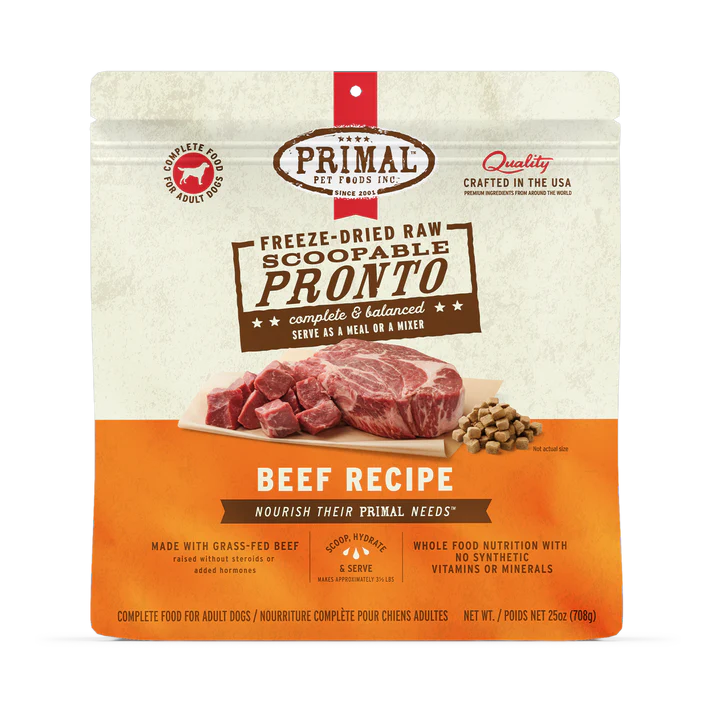 Primal Dog Freeze-Dried Pronto Beef 7oz