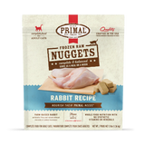 Primal Frozen Raw Nuggets Rabbit Recipe Cat Food