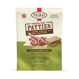 Primal Frozen Raw Patties Lamb Formula Dog Food