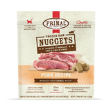 Primal Raw Frozen Cat Food Nuggets Pork Formula