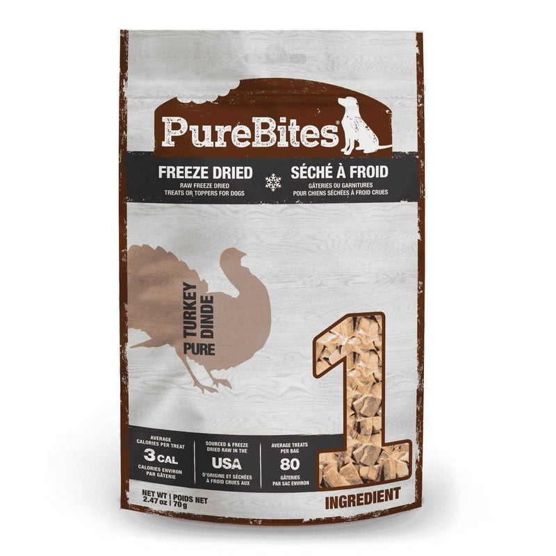 Pure Bites Dog Freeze-Dried Turkey Breast 2.47oz