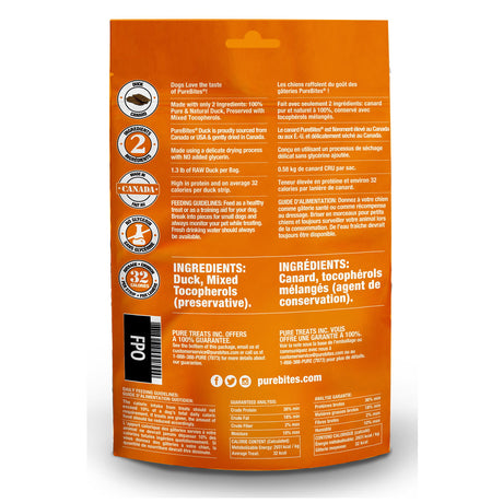 PureBites Dog Duck Jerky 5.5oz