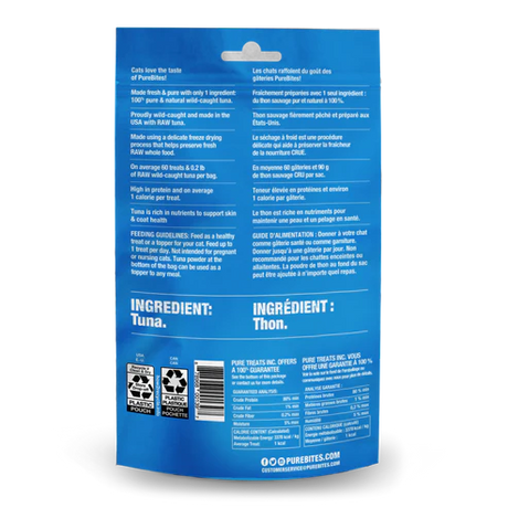 PureBites Freeze Dried Tuna Cat Treats (1.8oz Bag)