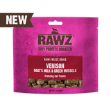 Rawz Cat Treat Freeze Dried Venison Goat's Milk & Green Mussels 1oz