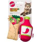 SPOT Mexican Take Out Cat Toy - Assorted Styles (2 pack)