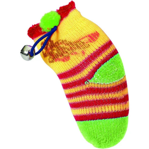 SPOT Neon Sock With Catnip Cat Toy - Assorted Colors