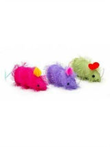 SPOT Shaggy Mouse with Catnip Cat Toy - Assorted Colors (1x)