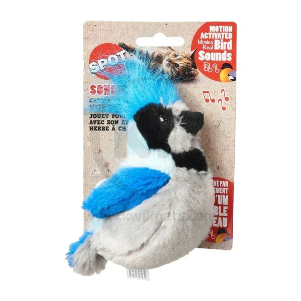 SPOT Songbird with Catnip Cat Toy - Assorted Colors (5in)